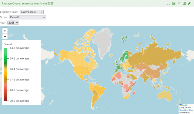 world map 2021