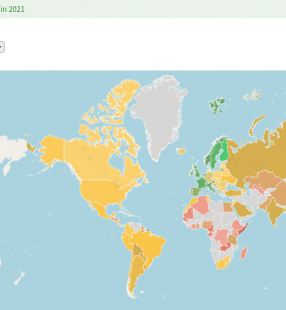 world map 2021